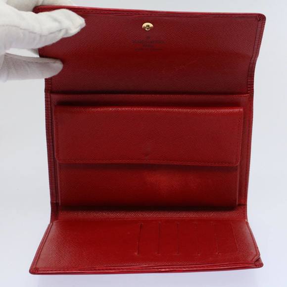 LOUIS VUITTON Vernis Epi Day Planner Cover Wallet 9Set Bronze Gris Auth ki3638 - Picture 9 of 16